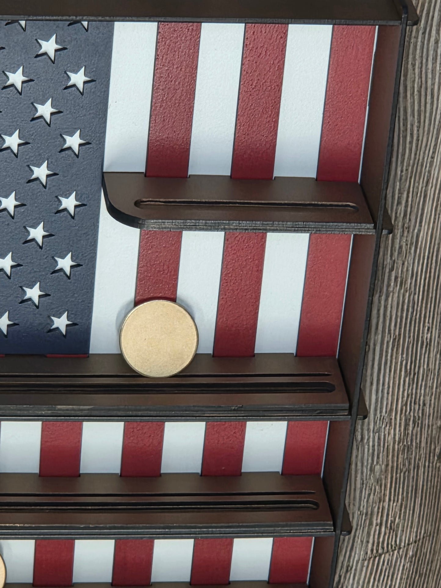 Challange Coin Holder Wall Art - Blume Co. Creations