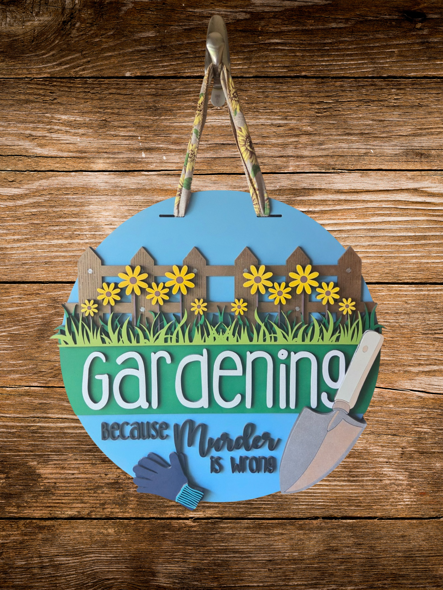 Gardening because Murder is Wrong - Blume Co. Creations