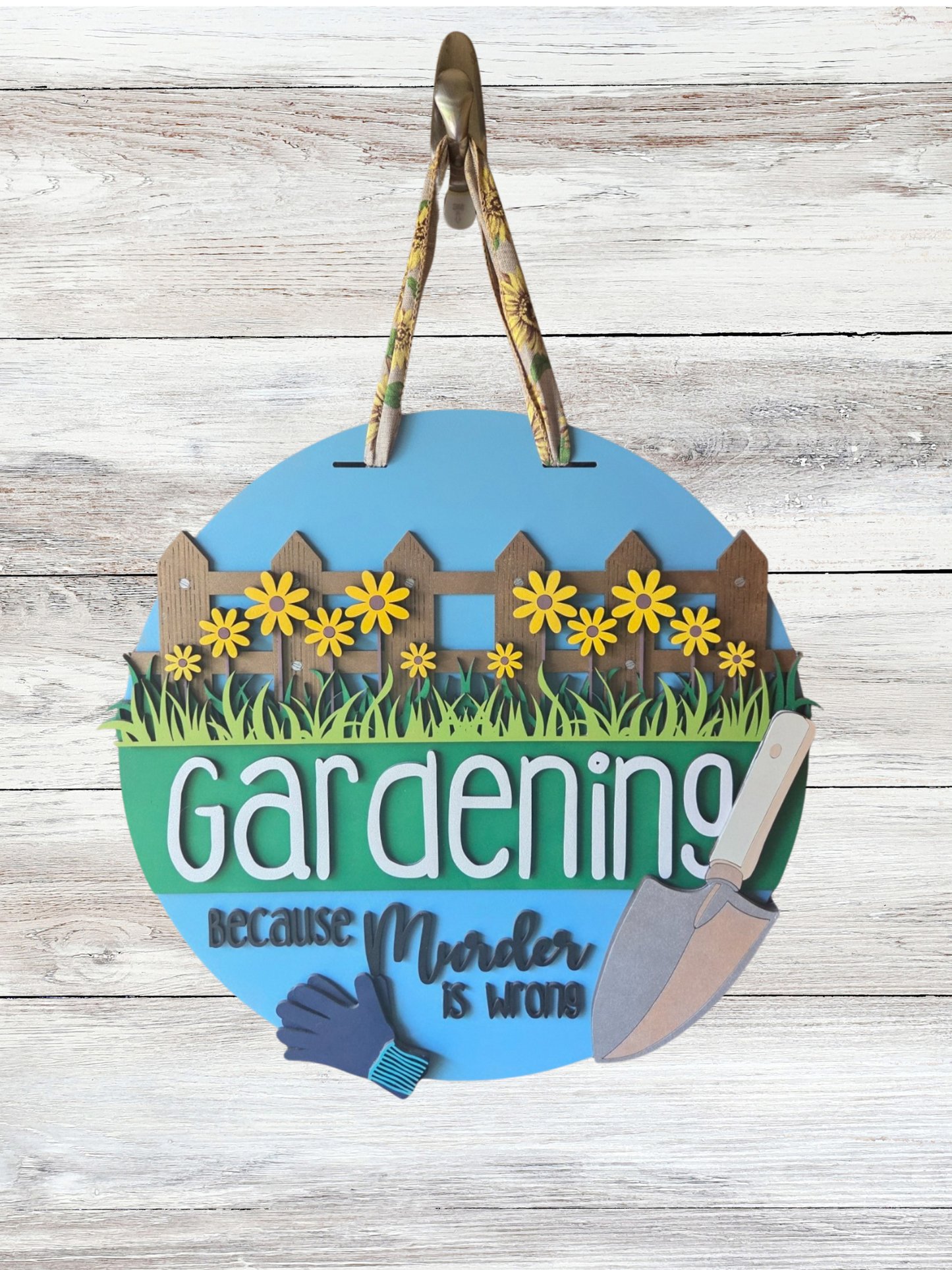 Gardening because Murder is Wrong - Blume Co. Creations