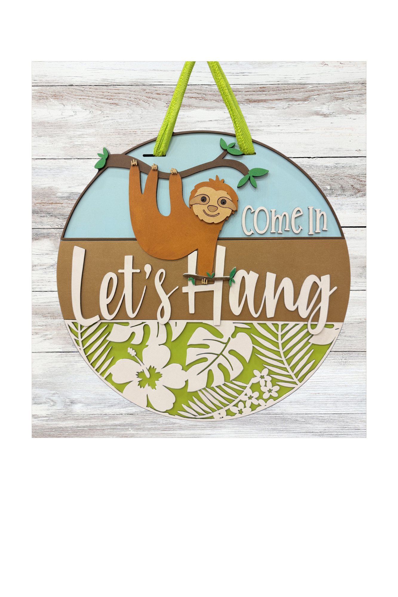 Sloth Let's Hang - Blume Co. Creations