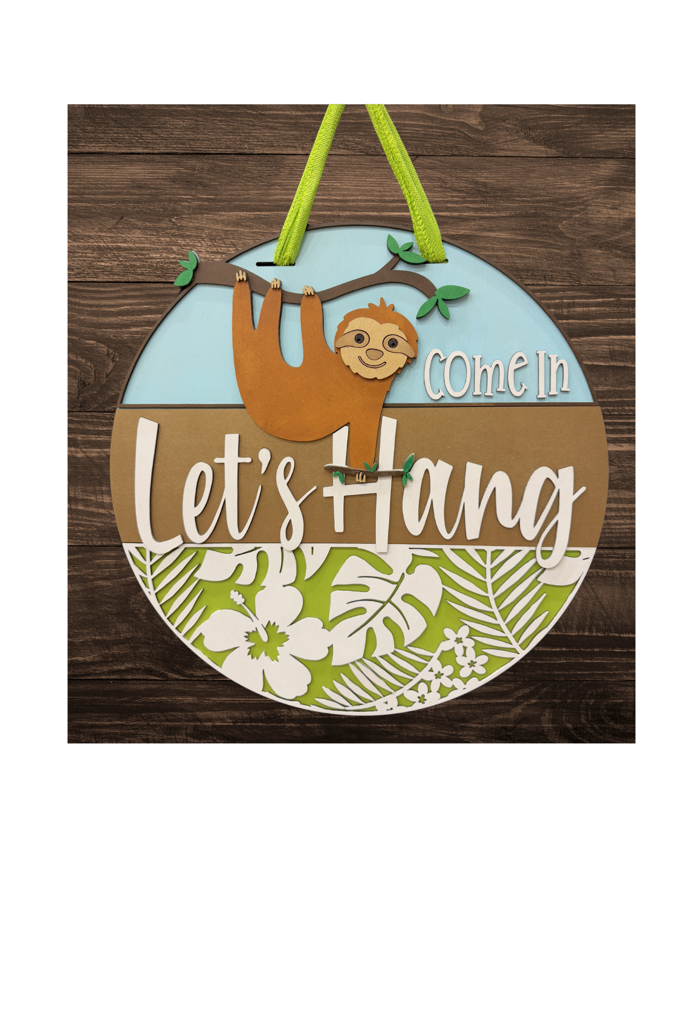 Sloth Let's Hang - Blume Co. Creations