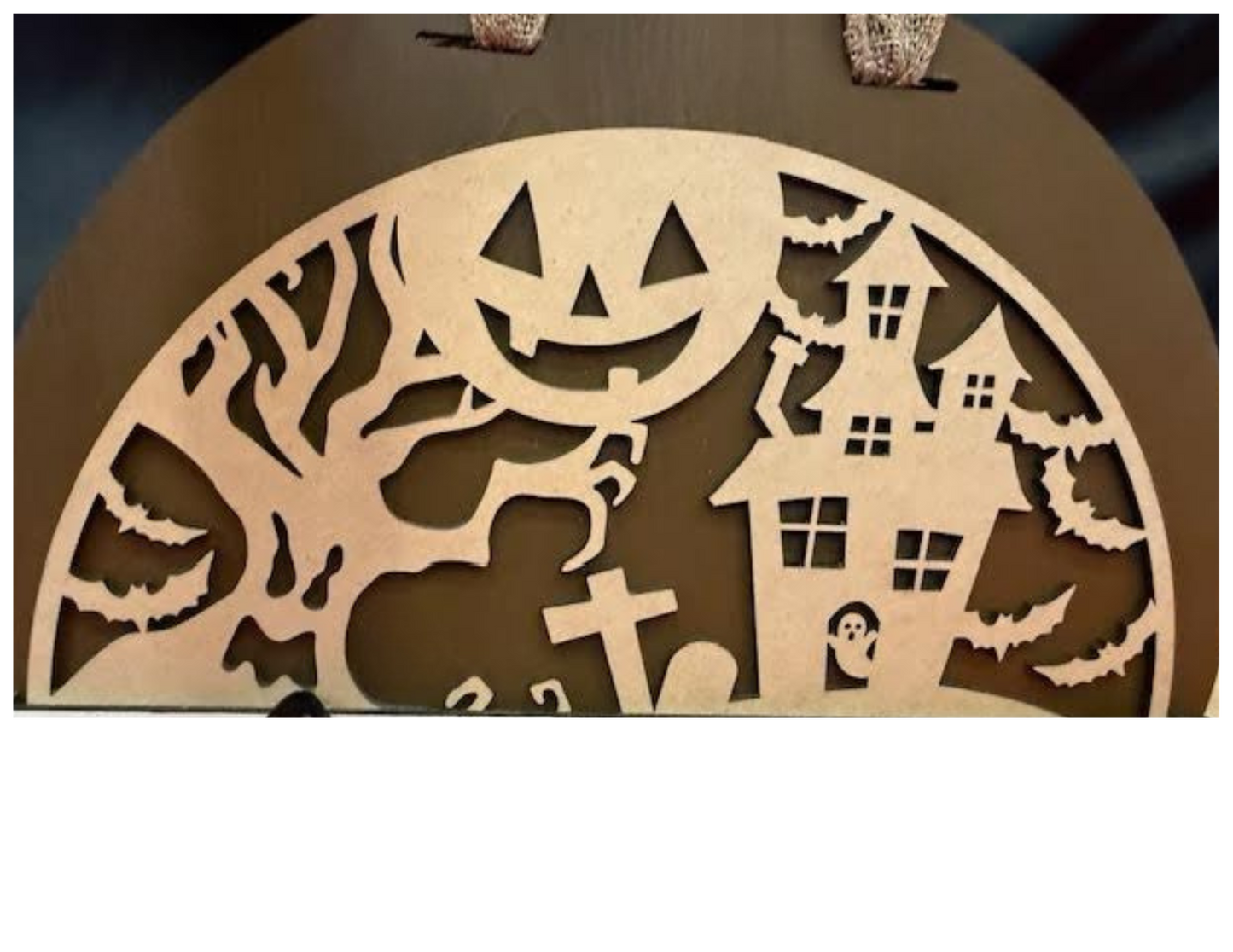 Interchangeable Topper Halloween-Unfinished - Blume Co. Creations