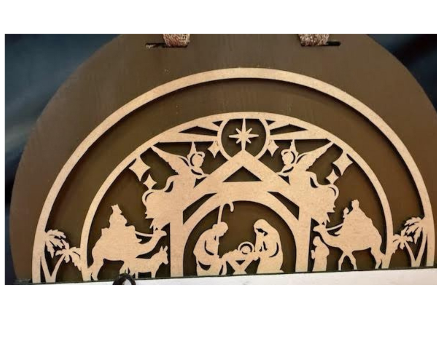 Interchangeable Topper Nativity No Words-Unfinished - Blume Co. Creations