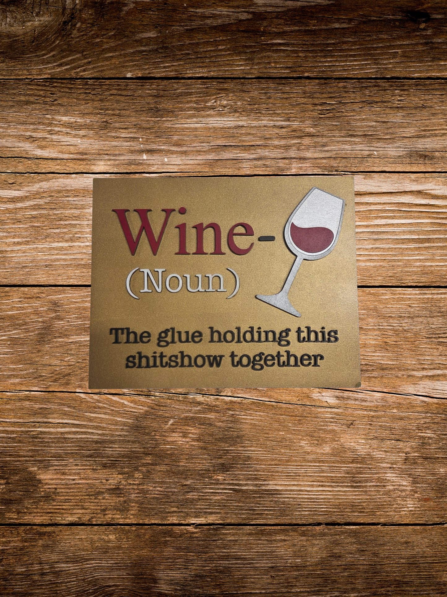 Wine is a Noun Wall Art - Blume Co. Creations