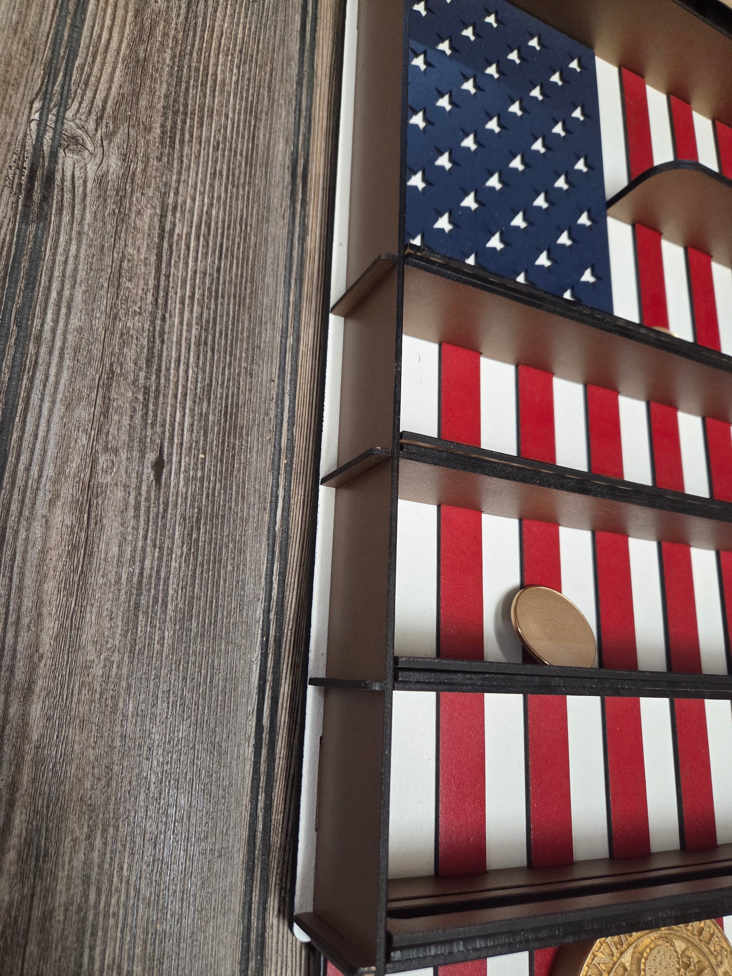 Challange Coin Holder Wall Art - Blume Co. Creations