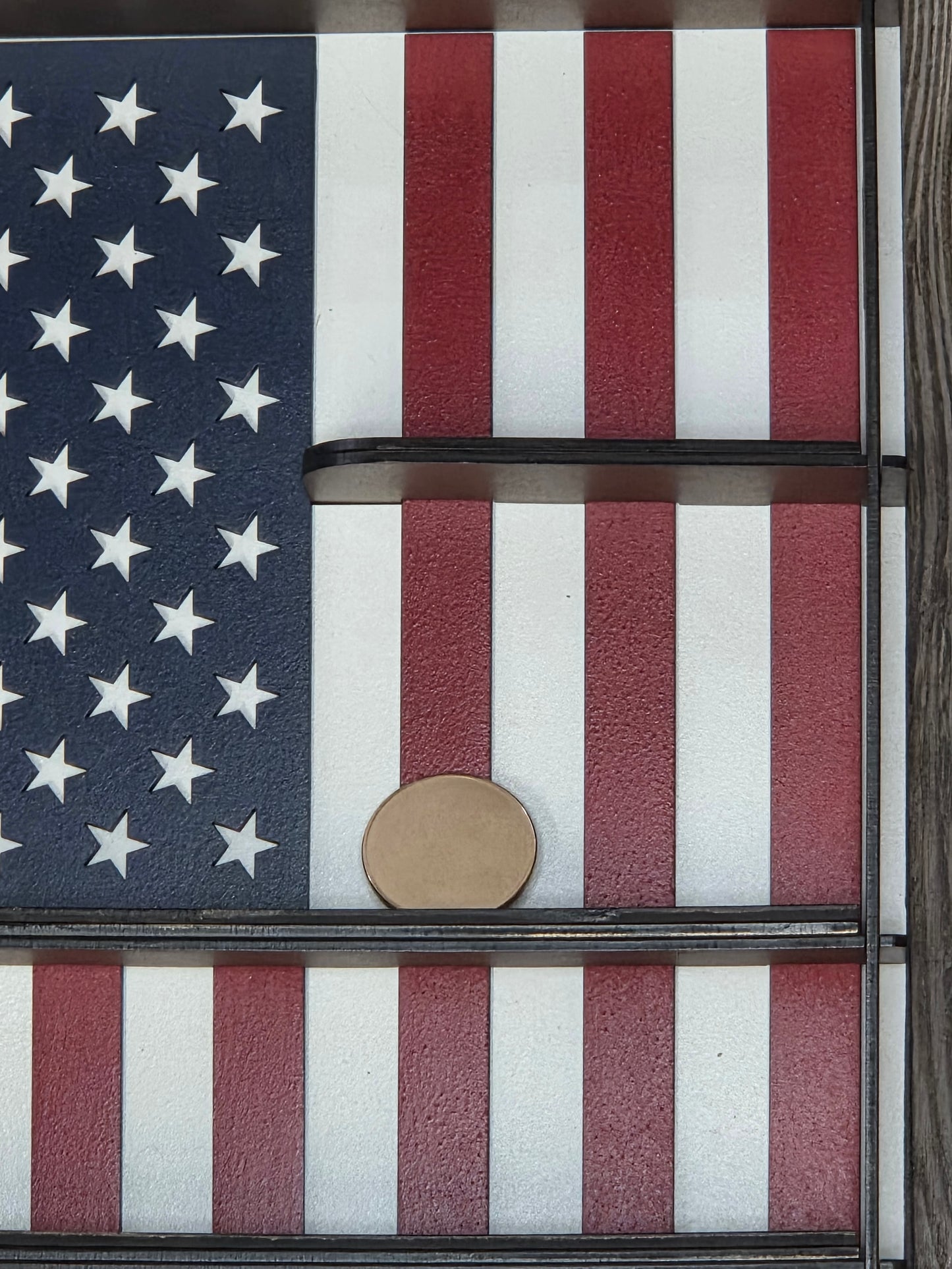 Challange Coin Holder Wall Art - Blume Co. Creations