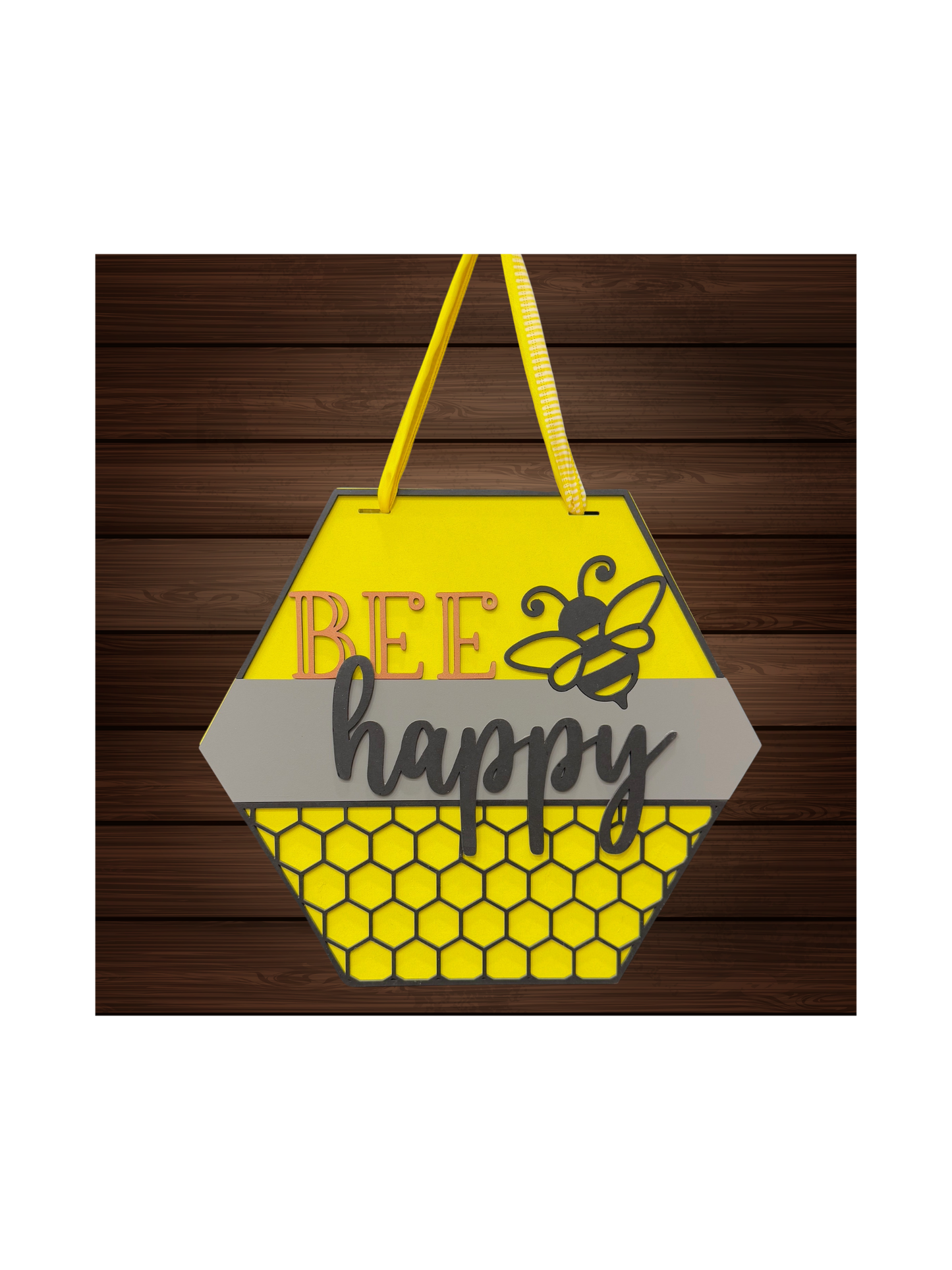 Bee Happy Large Sign