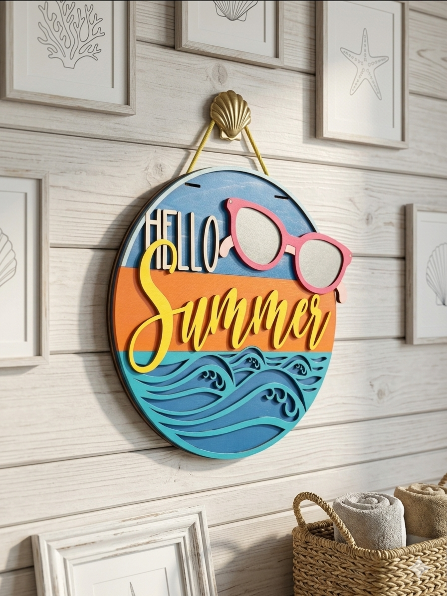 Hello Summer Sunglasses - Blume Co. Creations