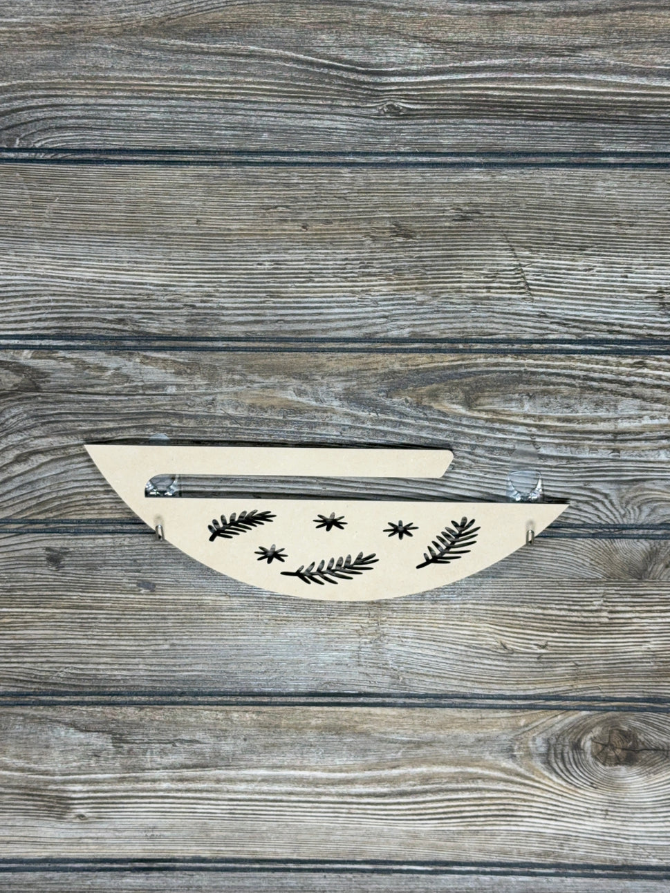 Interchangeable X Bottom Evergreen and stars - Unfinished