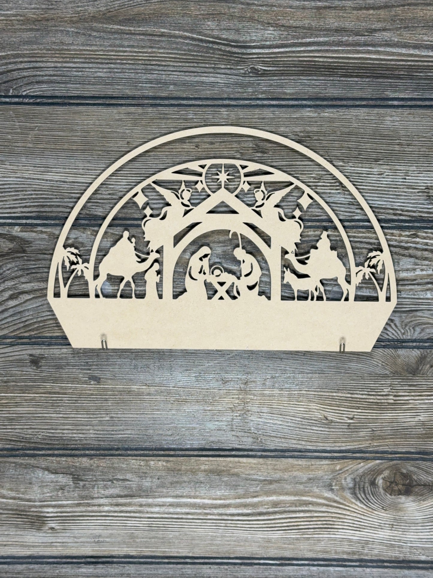 Interchangeable Topper Nativity No Words-Unfinished - Blume Co. Creations