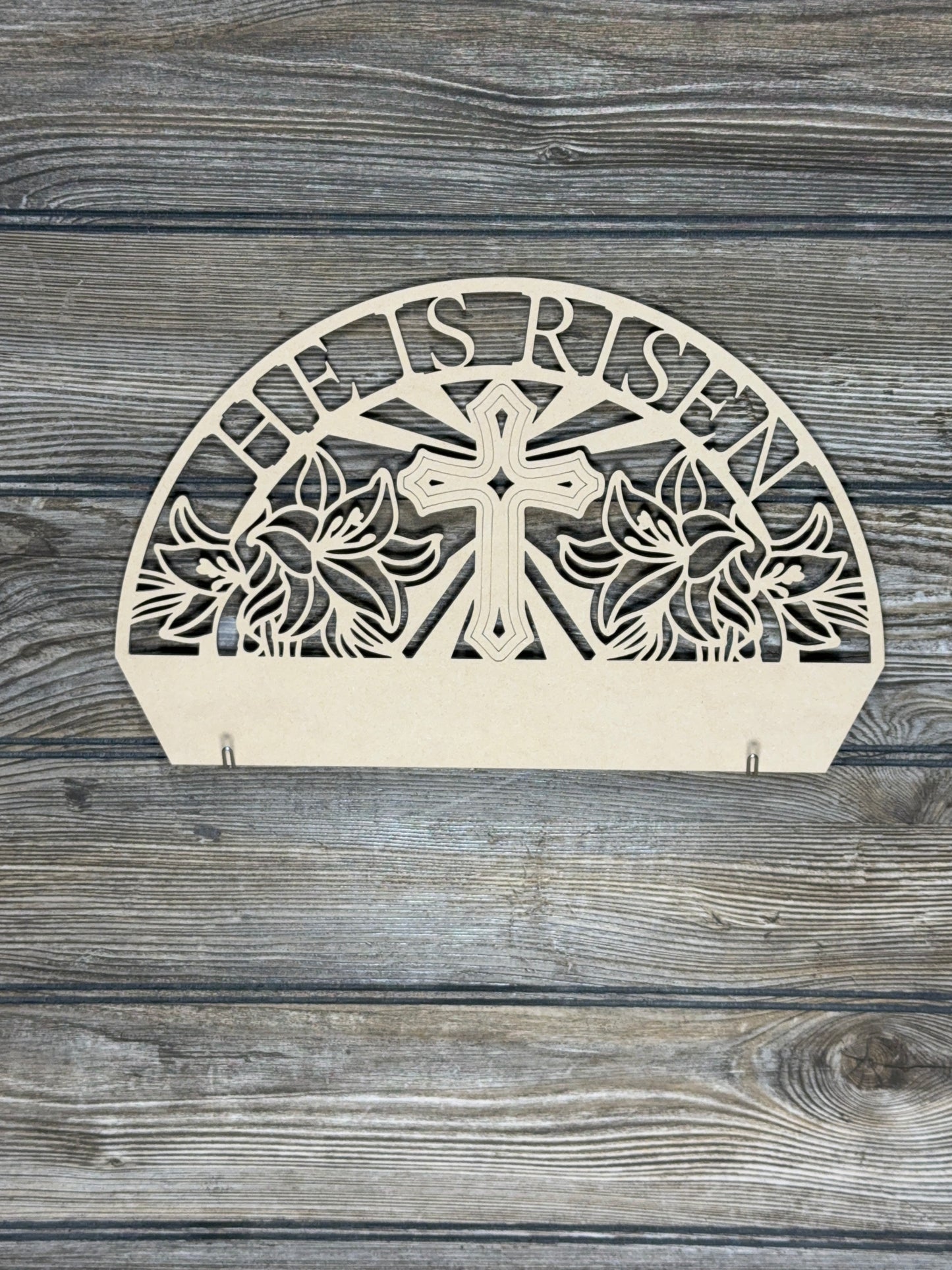 Interchangeable Topper He is Risen-Unfinished - Blume Co. Creations