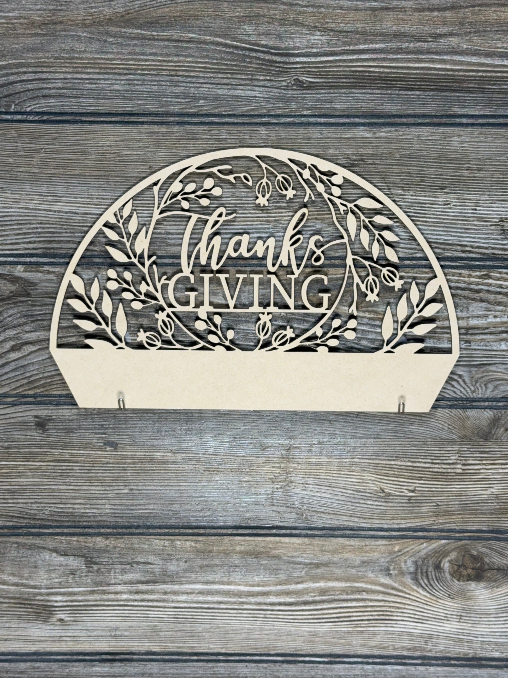 Interchangeable Topper Thanks Giving-Unfinished - Blume Co. Creations