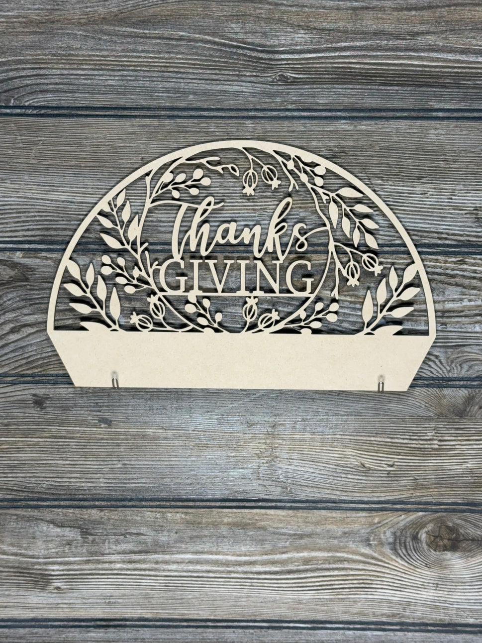 Interchangeable Topper Thanks Giving-Unfinished