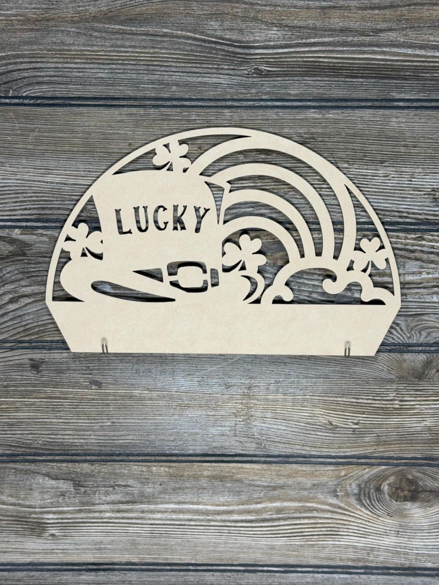 Interchangeable Topper Lucky Leprechaun Hat-Unfinished - Blume Co. Creations