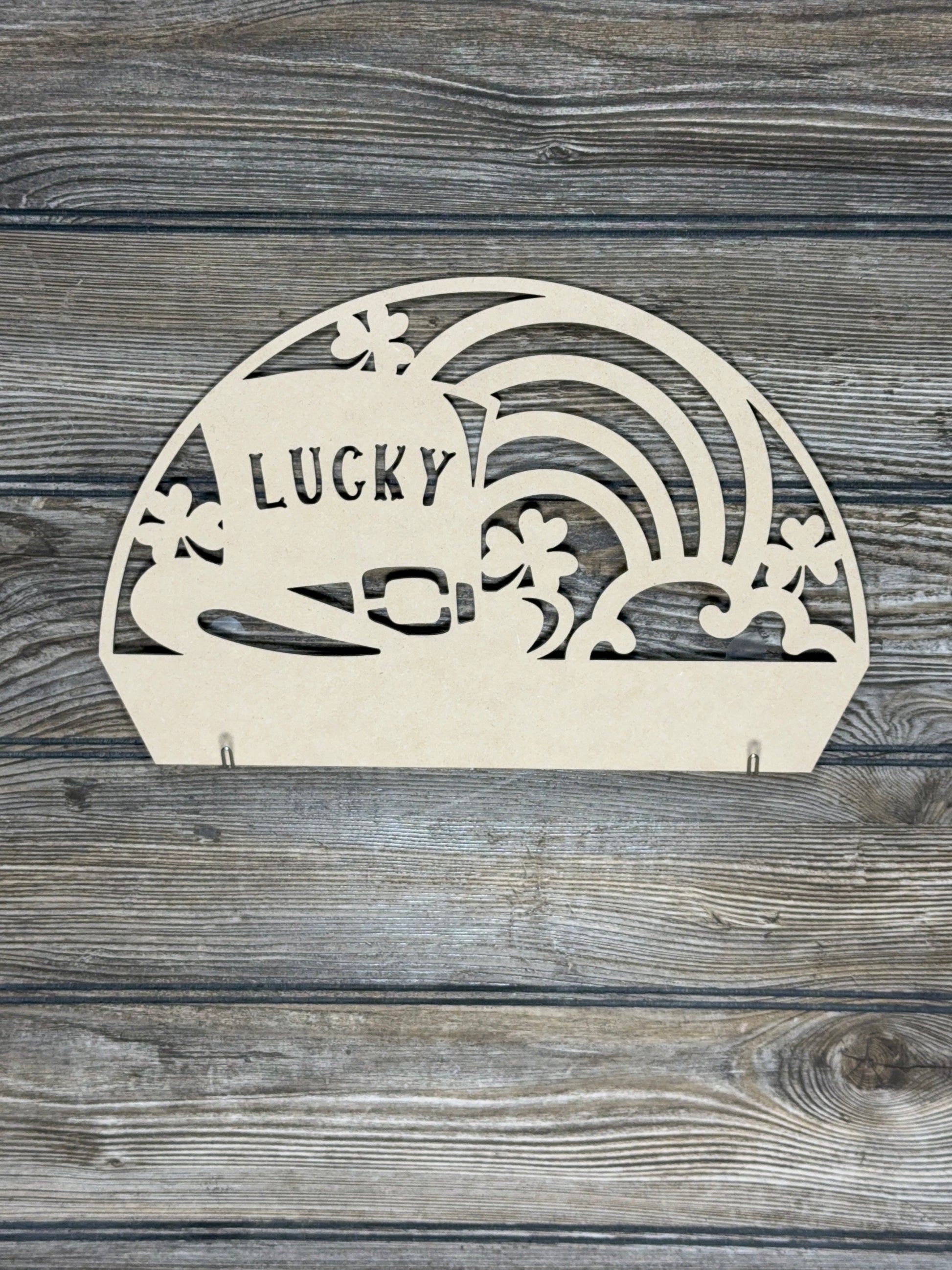 Interchangeable Topper Lucky Leprechaun Hat-Unfinished - Blume Co. Creations