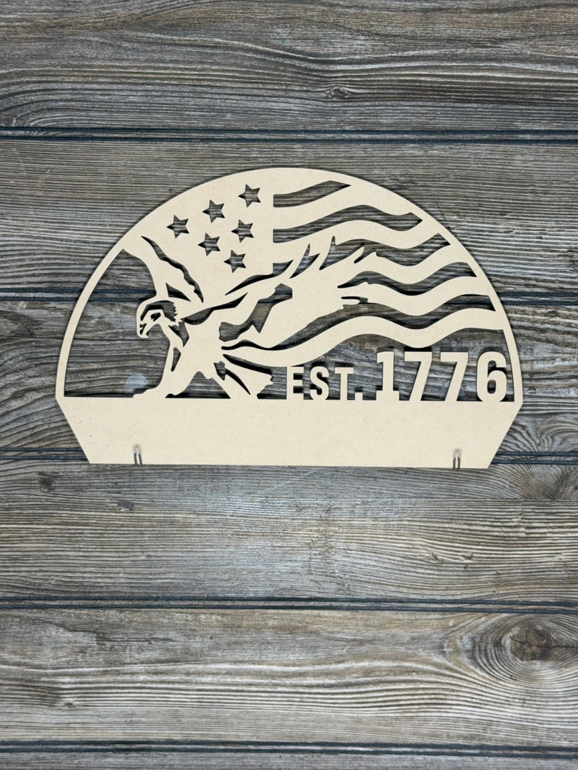 Interchangeable Topper 4th of July-Unfinished