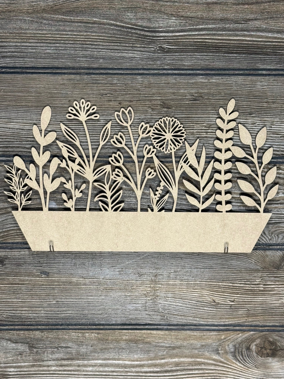 Interchangeable Topper Wildflowers-Unfinished (comes in kit)