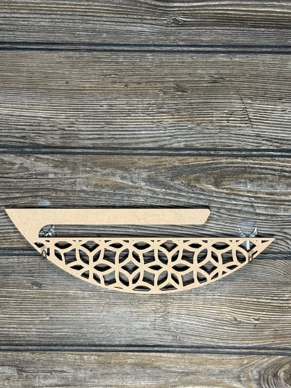 Interchangeable X Bottom Circle Flower-Unfinished (comes in kit)