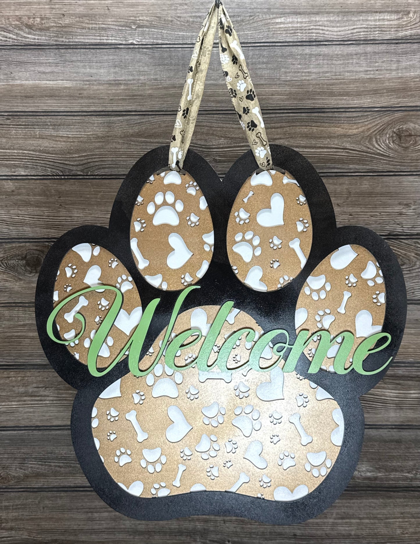 Welcome-Dog Paw - Blume Co. Creations