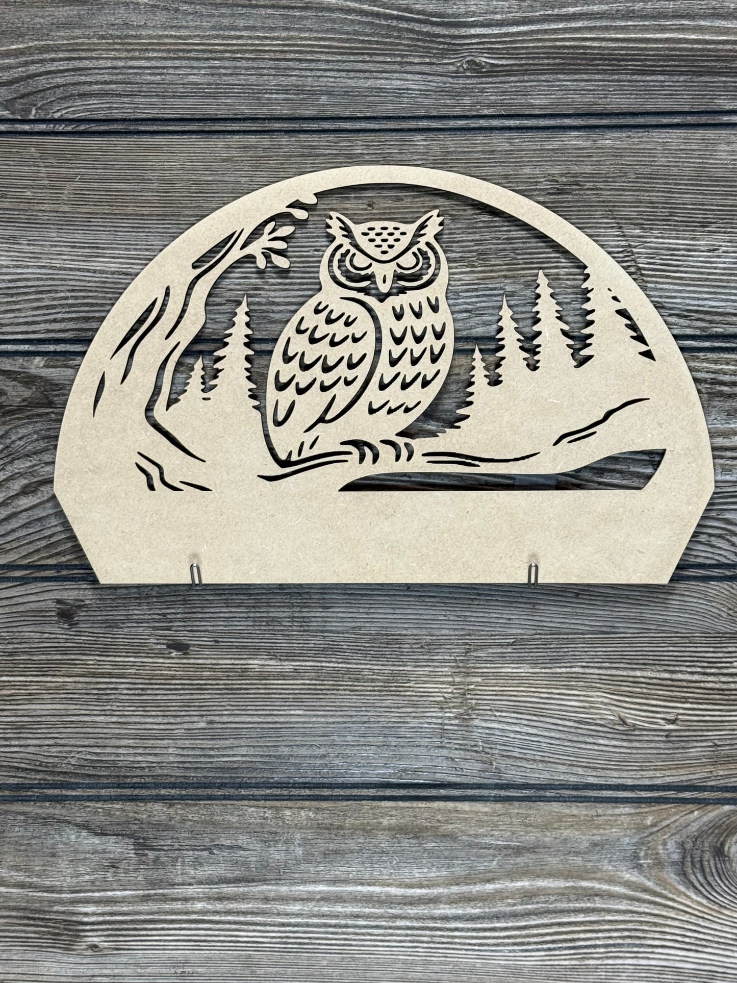 Interchangeable Topper Owl-Unfinished (Copy) - Blume Co. Creations