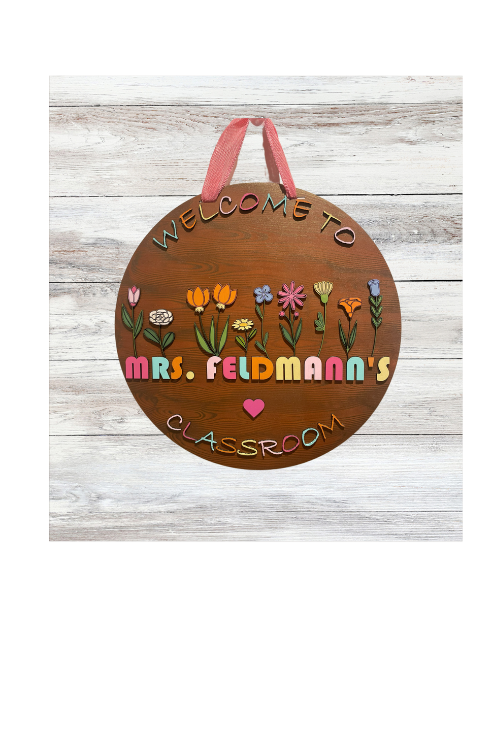 Personalized Teacher Sign