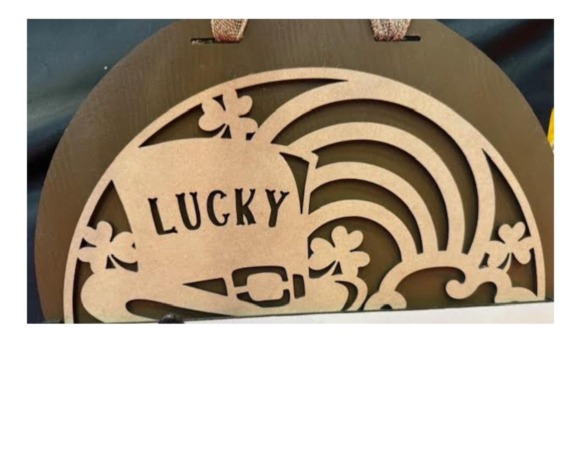 Interchangeable Topper Lucky Leprechaun Hat-Unfinished - Blume Co. Creations