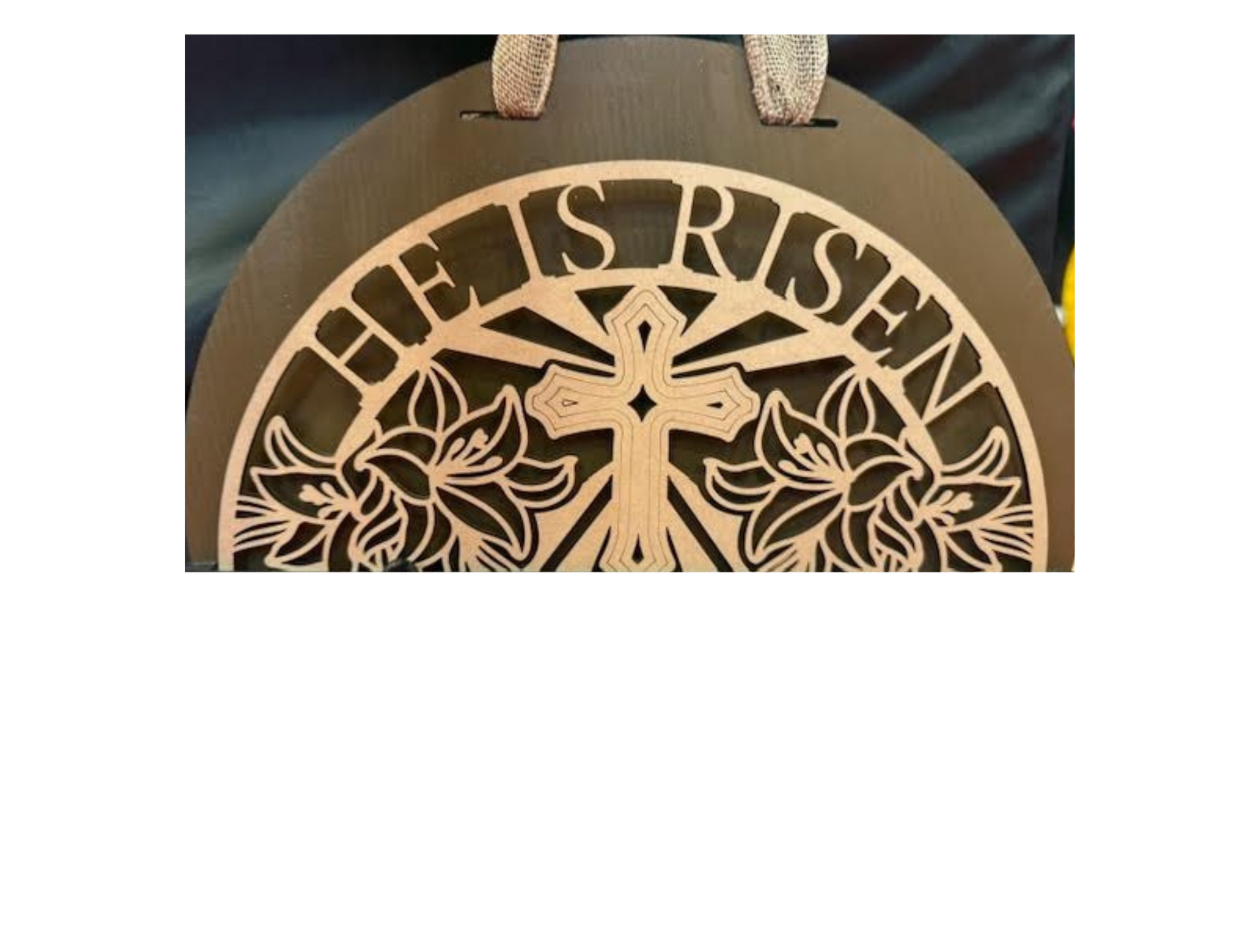 Interchangeable Topper He is Risen-Unfinished - Blume Co. Creations