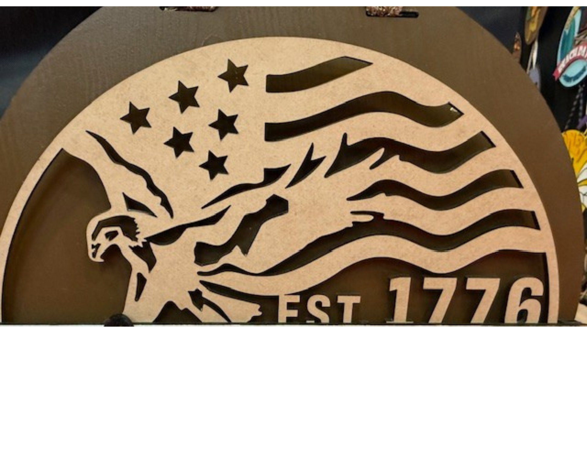 Interchangeable Topper 4th of July-Unfinished - Blume Co. Creations