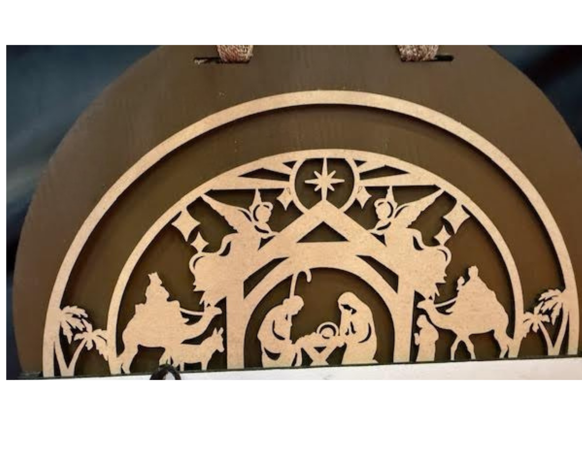 Interchangeable Topper Nativity No Words-Unfinished - Blume Co. Creations