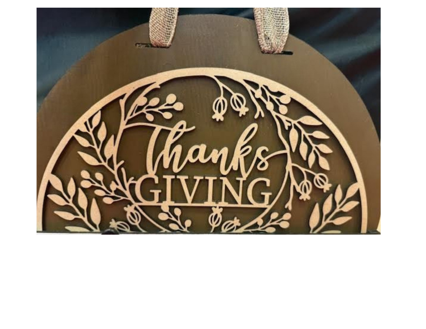 Interchangeable Topper Thanks Giving-Unfinished - Blume Co. Creations