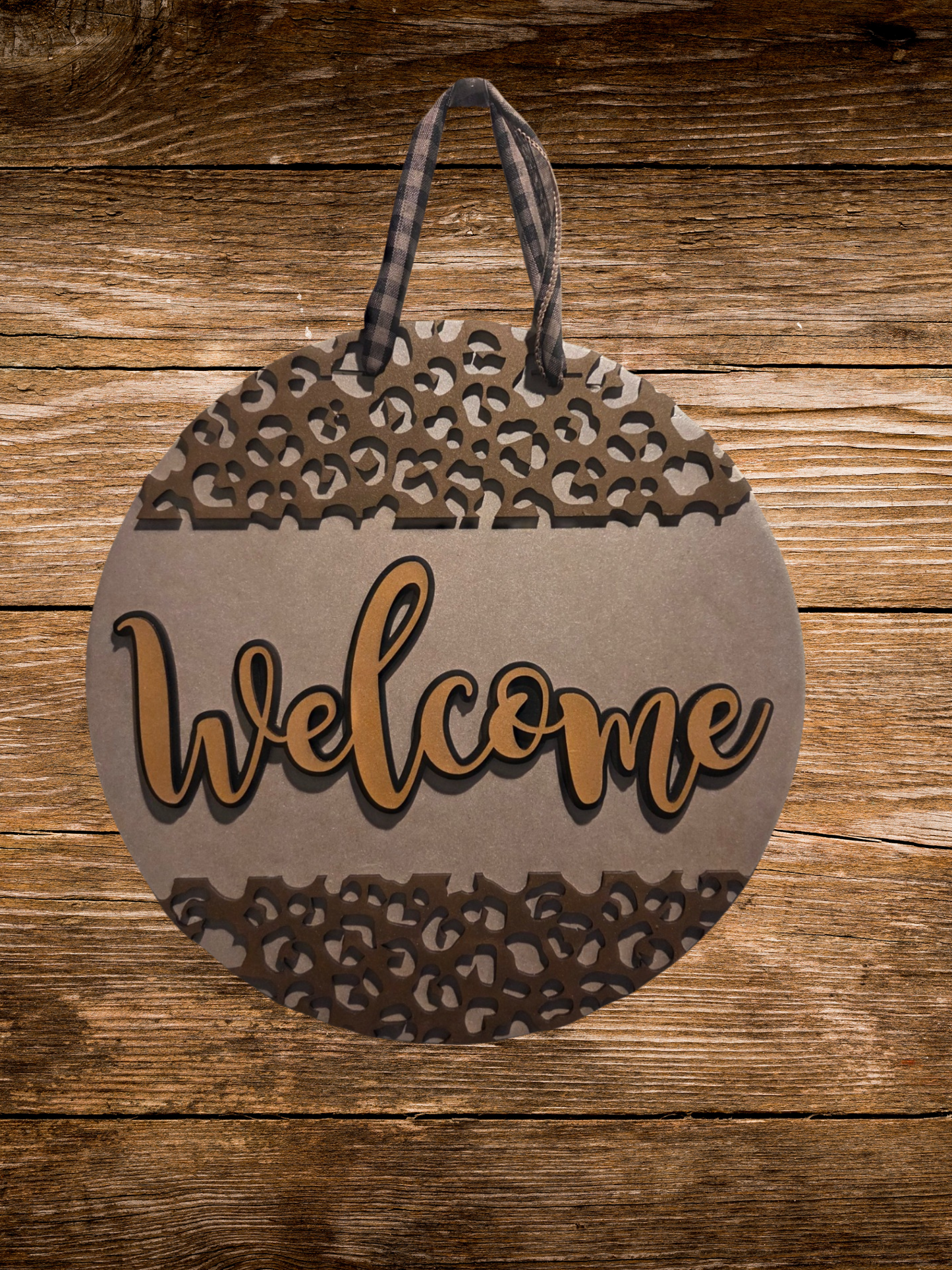 Welcome Cheetah Print - Blume Co. Creations