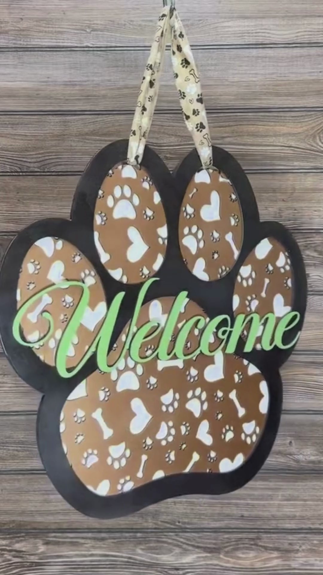 Welcome-Dog Paw
